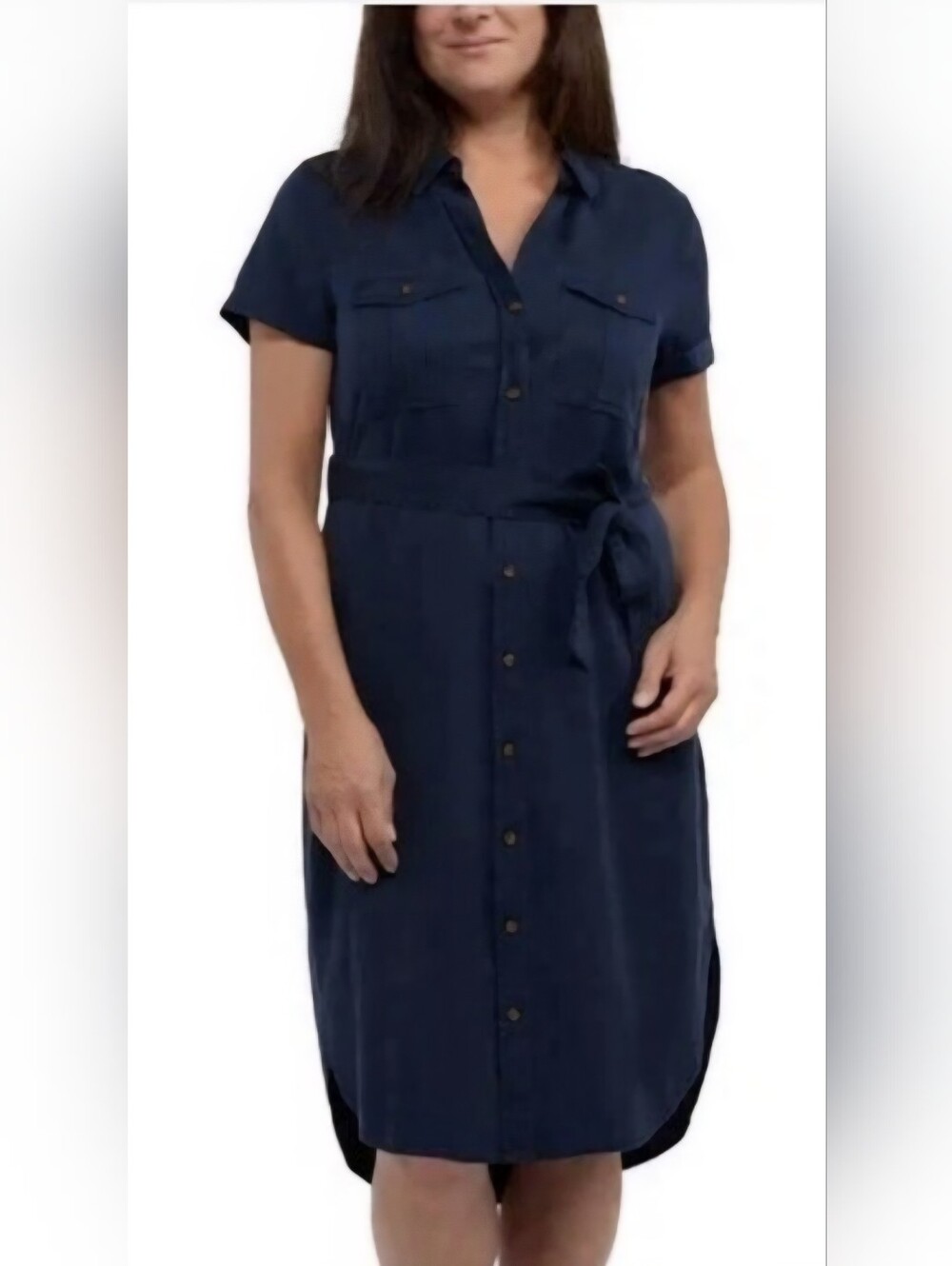 Teddi Rose • Lyocell • Shirt Dress • Utility Dress • Safari Style • Button Front